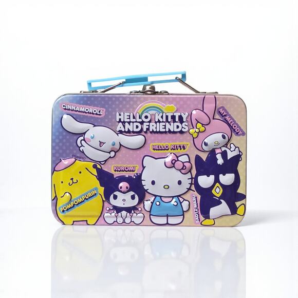 Hello Kitty SANRIO Mini Size Suitcase Tin Storage Box - Picture 1 of 1